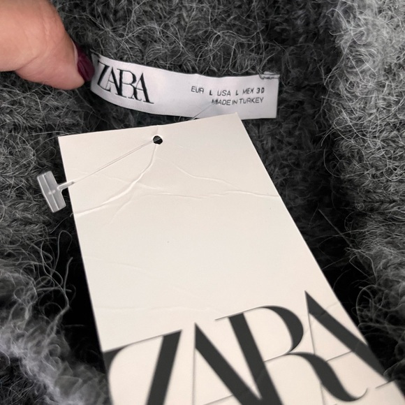 NWT Zara Colorblock Knit Vest Sweater - Picture 6 of 6